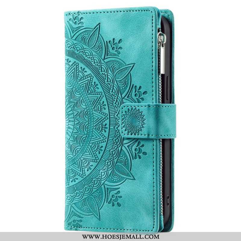 Leren Hoesje voor Xiaomi Redmi Note 12 4G Met Mandala Portemonnee