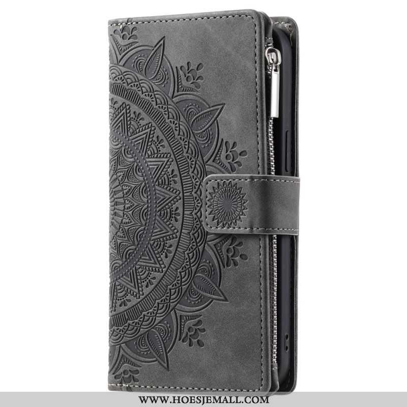 Leren Hoesje voor Xiaomi Redmi Note 12 4G Met Mandala Portemonnee