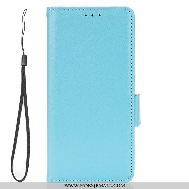 Leren Hoesje voor Xiaomi Redmi Note 12 4G Ultra Fijn Met Lanyard