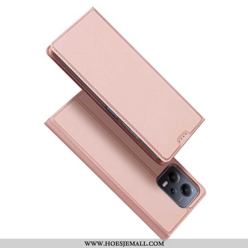 Bescherming Hoesje voor Xiaomi Redmi Note 12 5G Folio-hoesje Skin-pro-serie Dux Ducis