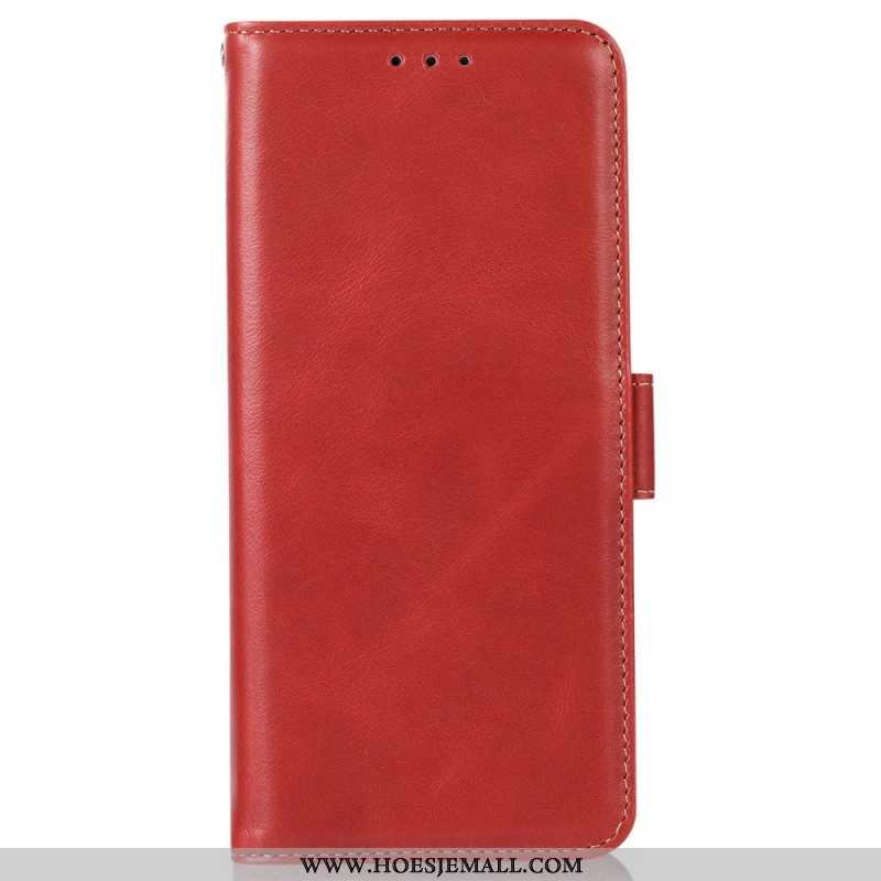 Folio-hoesje voor Xiaomi Redmi Note 12 5G Rfid-functie Van Echt Leer