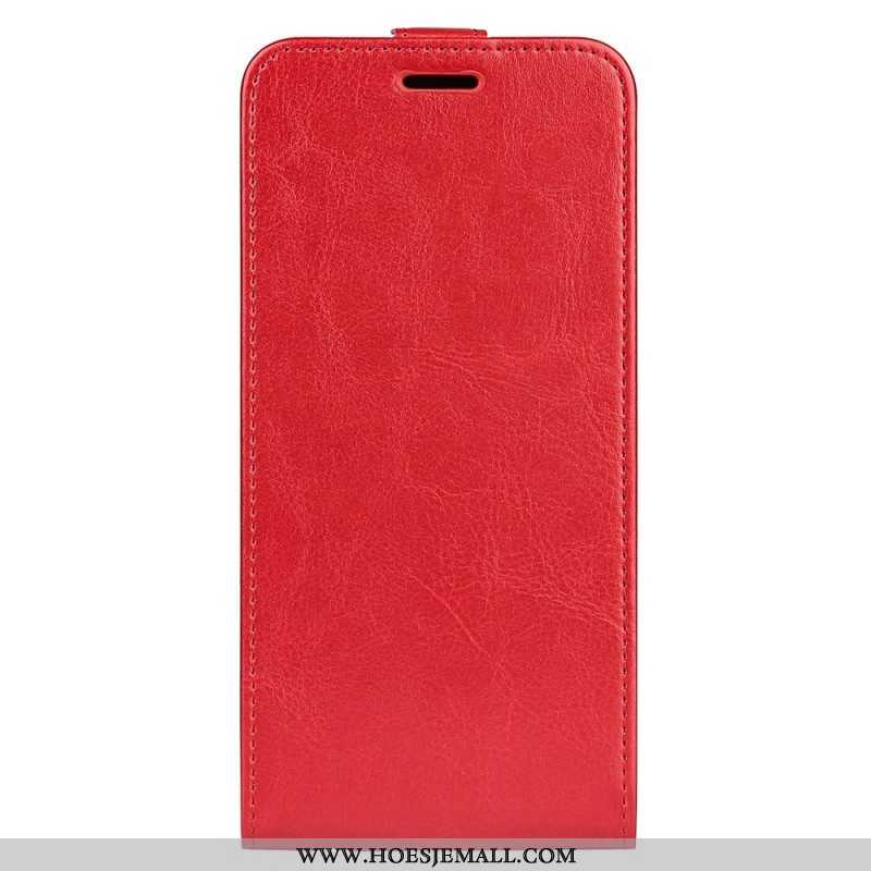 Leren Hoesje voor Xiaomi Redmi Note 12 5G Folio-hoesje Verticale Klep