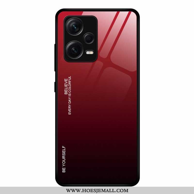 Hoesje voor Xiaomi Redmi Note 12 Pro Plus Gehard Glas Wees Jezelf