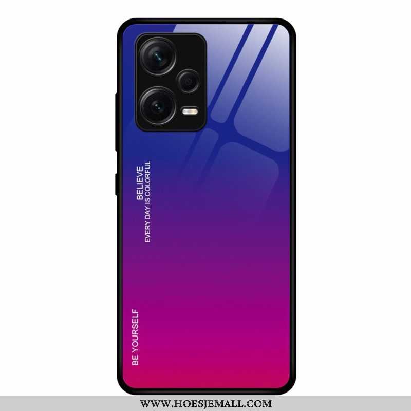 Hoesje voor Xiaomi Redmi Note 12 Pro Plus Gehard Glas Wees Jezelf