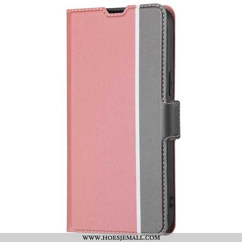 Folio-hoesje voor Xiaomi Redmi Note 12 Pro Plus Twee Toon