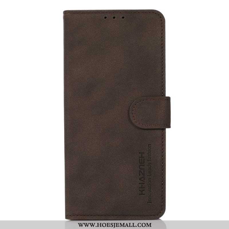 Flip Case voor Xiaomi Redmi Note 12 Pro Plus Khazneh Modieus Leereffect