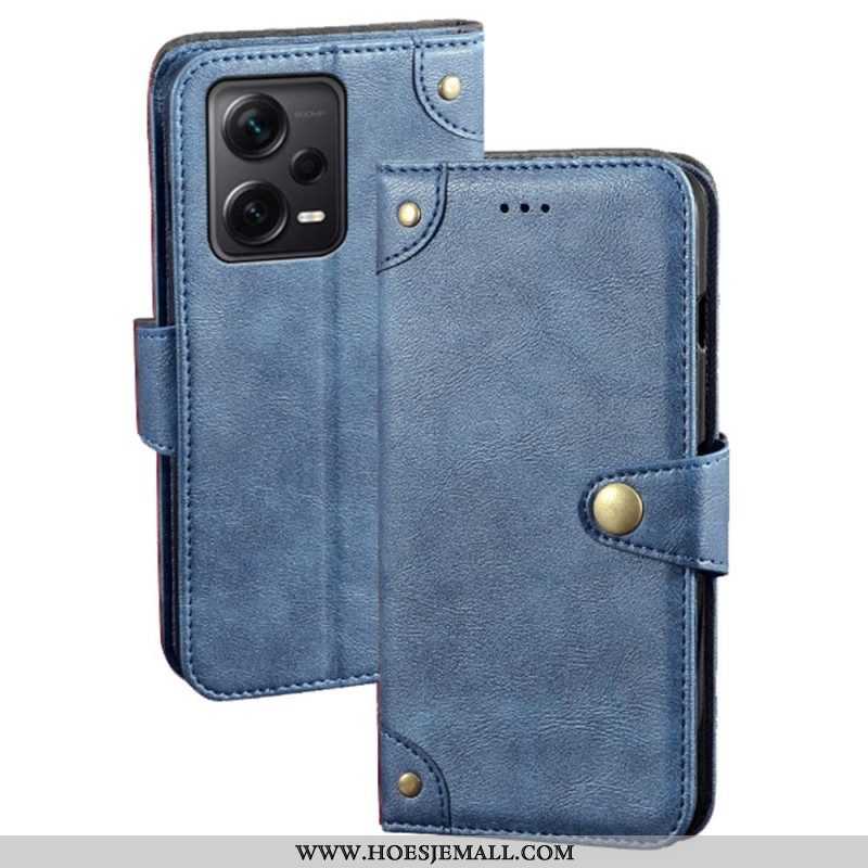 Folio-hoesje voor Xiaomi Redmi Note 12 Pro Plus Magnetische Knop