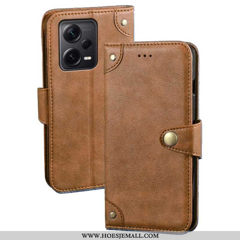 Folio-hoesje voor Xiaomi Redmi Note 12 Pro Plus Magnetische Knop