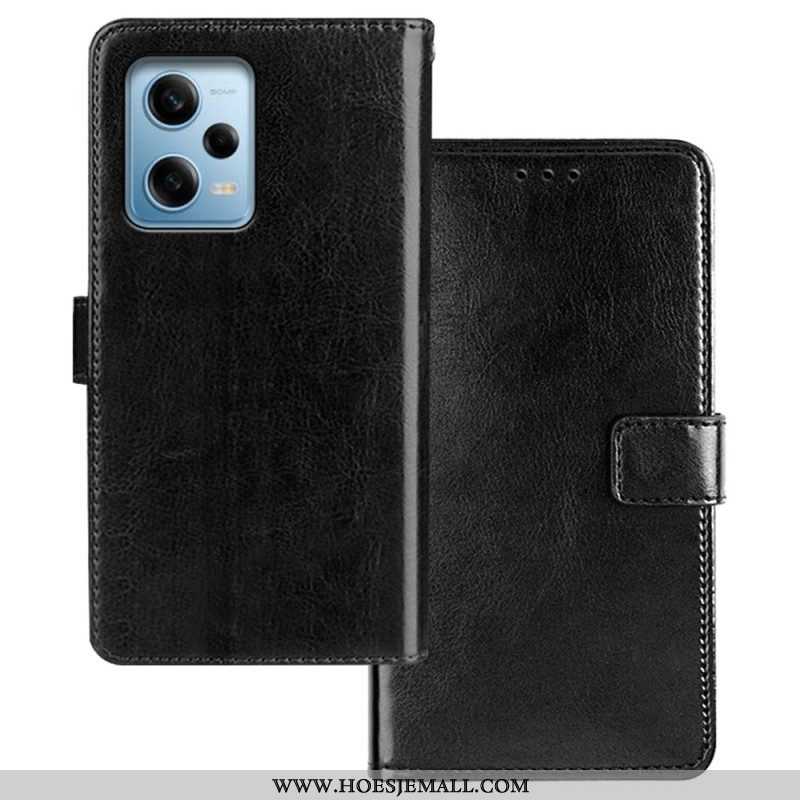 Folio-hoesje voor Xiaomi Redmi Note 12 Pro Idewei Lederen Stijl