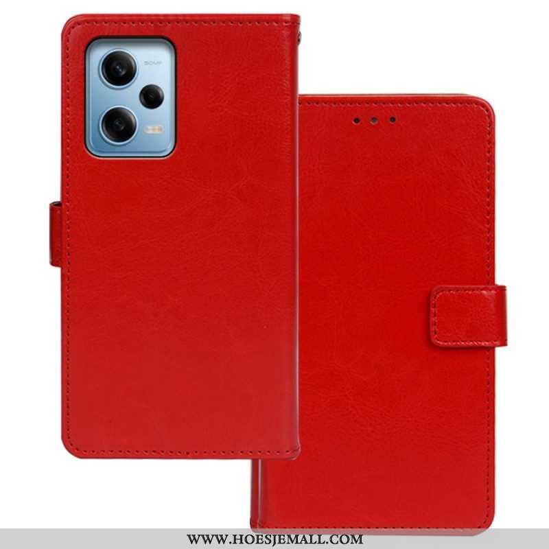 Folio-hoesje voor Xiaomi Redmi Note 12 Pro Idewei Lederen Stijl