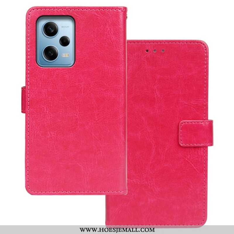 Folio-hoesje voor Xiaomi Redmi Note 12 Pro Idewei Lederen Stijl