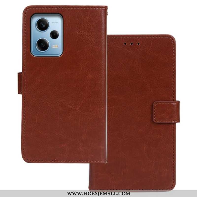 Folio-hoesje voor Xiaomi Redmi Note 12 Pro Idewei Lederen Stijl