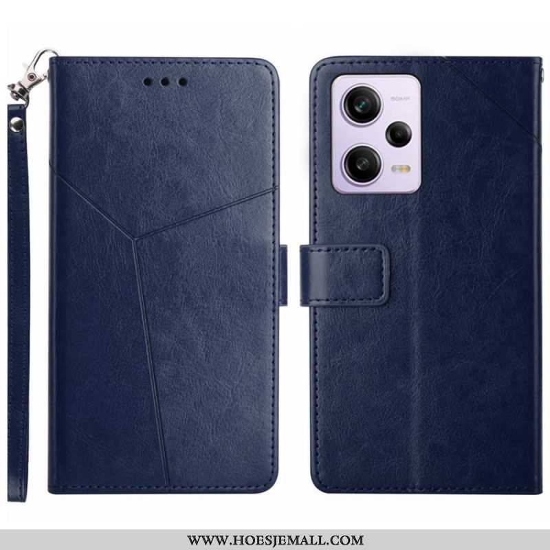 Folio-hoesje voor Xiaomi Redmi Note 12 Pro Met Ketting Y Strappy-ontwerp