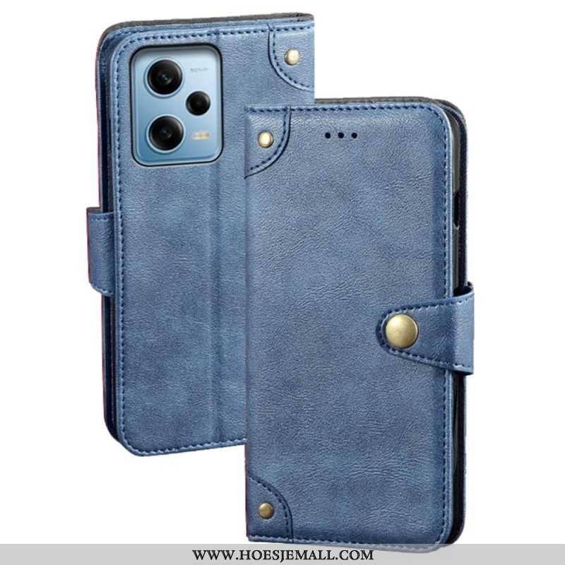 Folio-hoesje voor Xiaomi Redmi Note 12 Pro Magnetische Knop