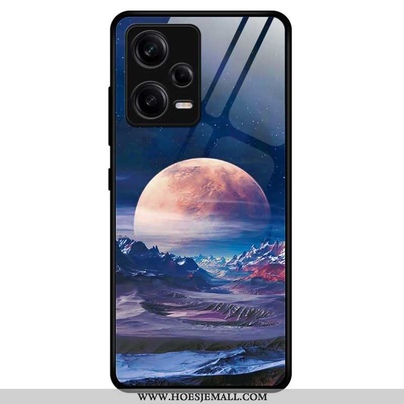 Hoesje voor Xiaomi Redmi Note 12 Pro Ruimte Gehard Glas