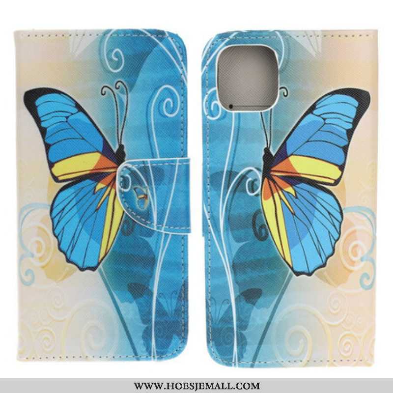 Folio-hoesje voor iPhone 13 Mini Vlinders