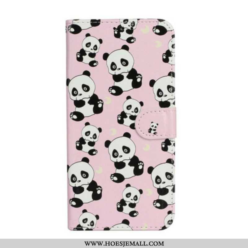 Folio-hoesje voor iPhone 13 Mini Meerdere Panda's