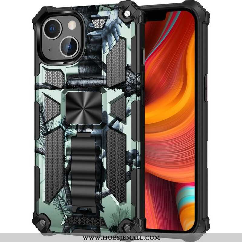 Hoesje voor iPhone 13 Mini Camouflage Verwijderbare Ondersteuning