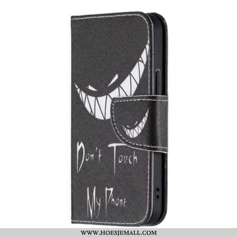 Folio-hoesje voor iPhone 13 Mini Duivels Telefoon