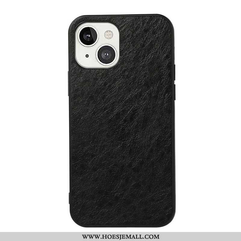 Telefoonhoesje voor iPhone 13 Mini Elegantie Leereffect