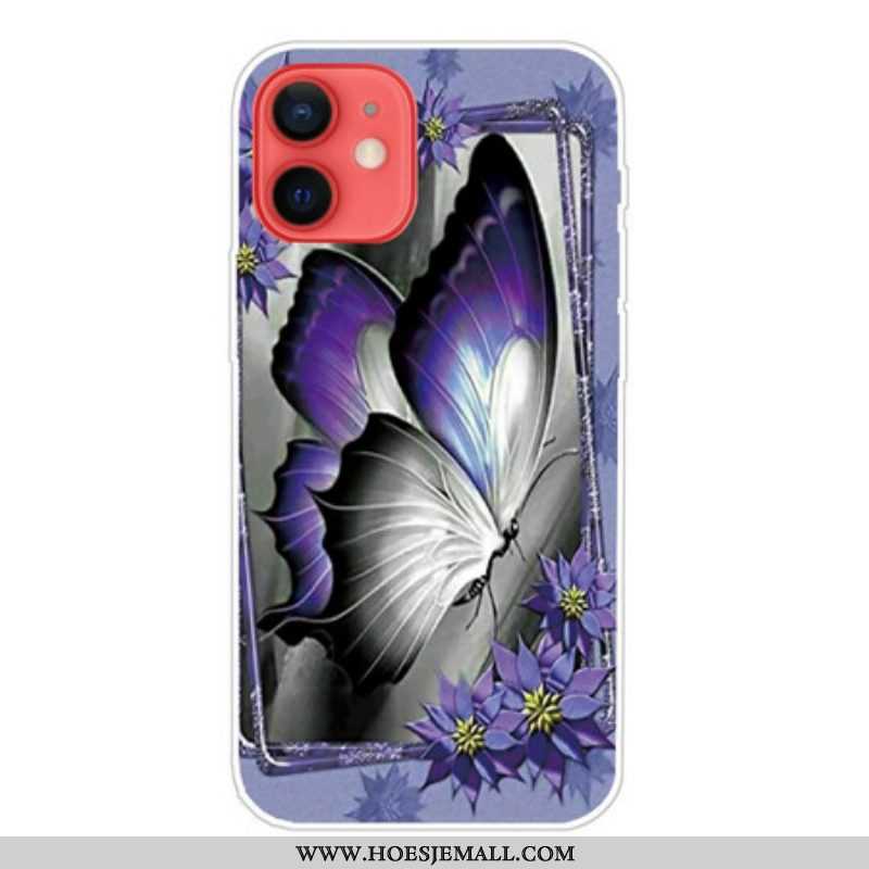 Hoesje voor iPhone 13 Mini Koninklijke Vlinder