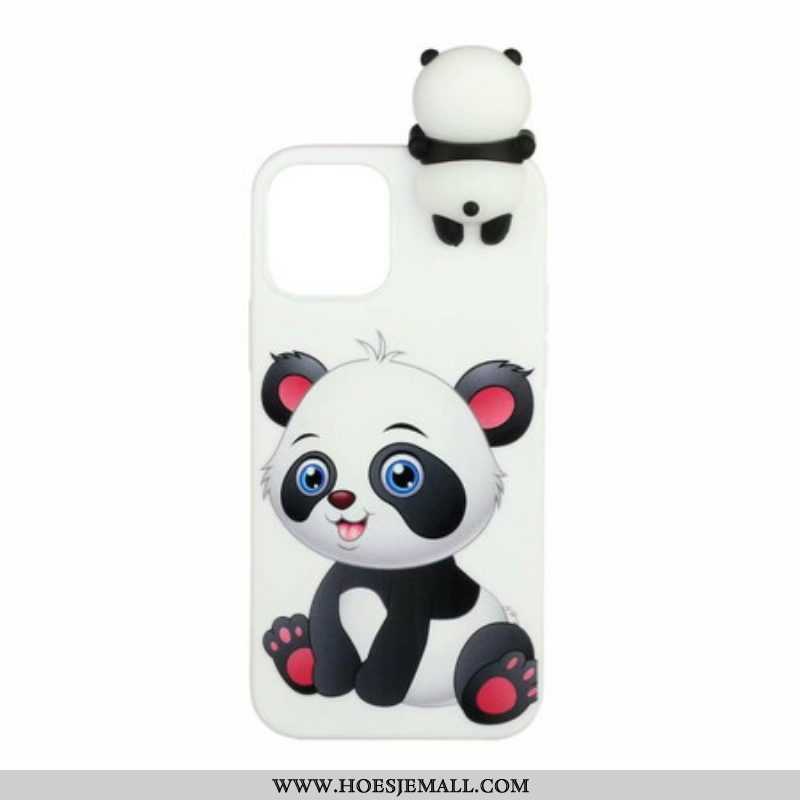 Hoesje voor iPhone 13 Mini 3d Leuke Panda