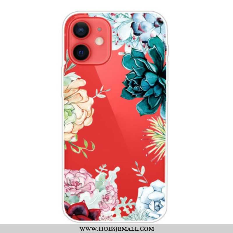 Hoesje voor iPhone 13 Mini Aquarel Bloemen