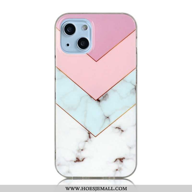 Hoesje voor iPhone 13 Mini Marmeren Versie