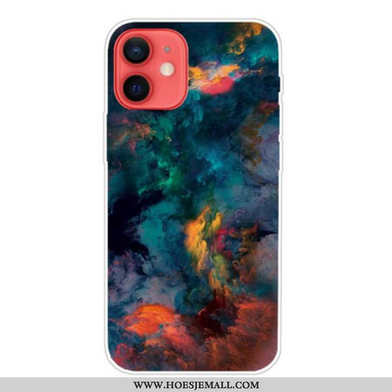 Hoesje voor iPhone 13 Mini Kleurrijke Wolken