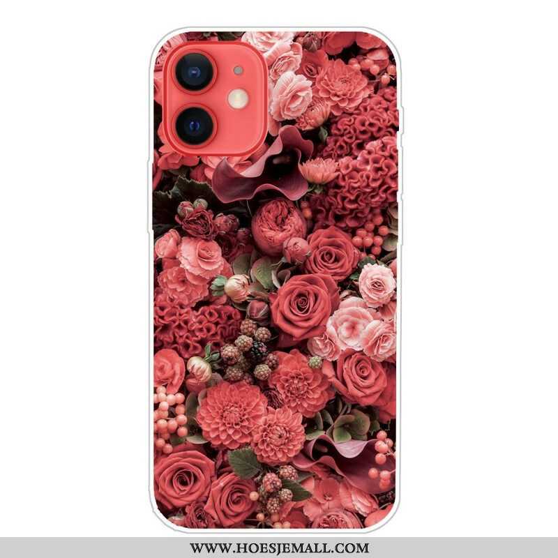 Hoesje voor iPhone 13 Mini Intense Bloemen