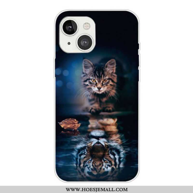 Hoesje voor iPhone 13 Mini Mijn Tijger