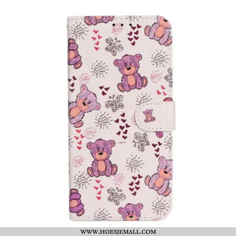 Folio-hoesje voor iPhone 13 Mini Alleen Beren