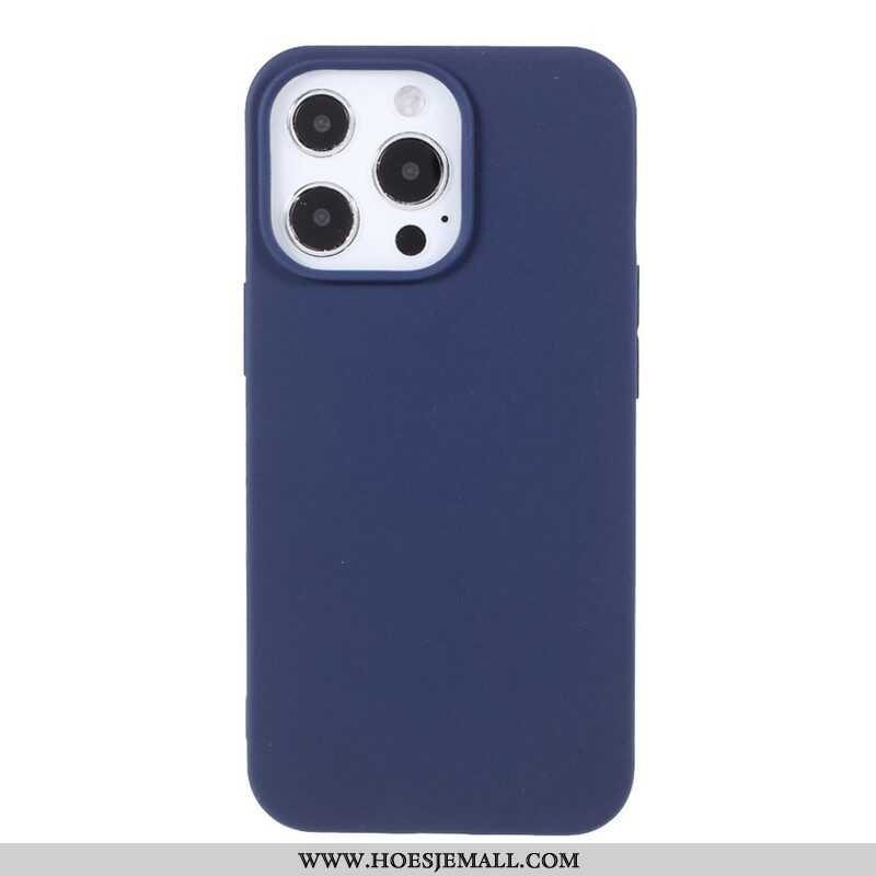 Telefoonhoesje voor iPhone 13 Pro Max Flexibele Siliconen Mat