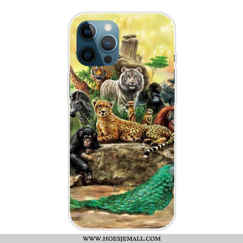 Hoesje voor iPhone 13 Pro Max Safari-dieren