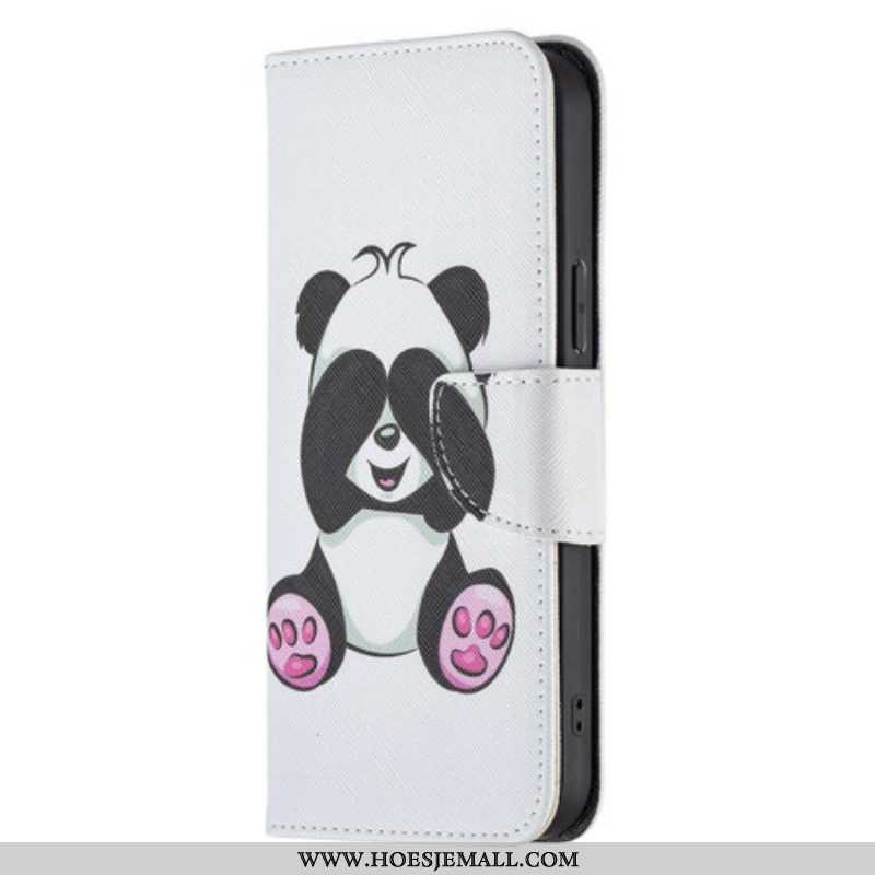 Folio-hoesje voor iPhone 13 Pro Max Panda-plezier