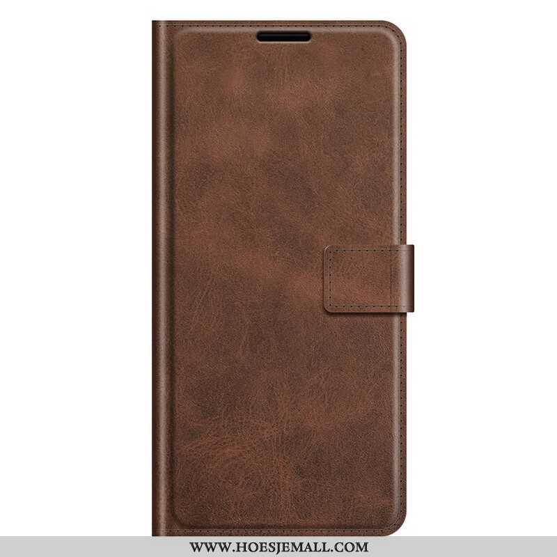 Leren Hoesje voor iPhone 13 Pro Max Slank Extreem Leereffect