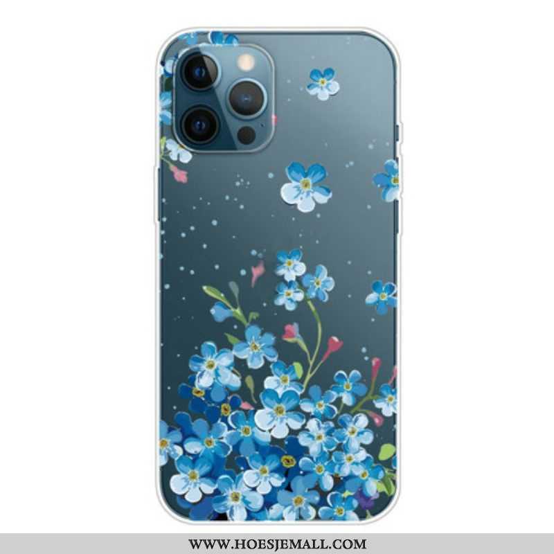 Hoesje voor iPhone 13 Pro Max Boeket Van Blauwe Bloemen