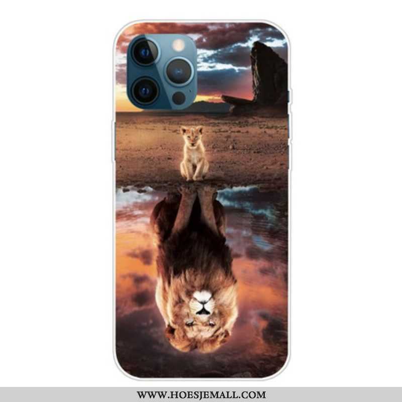 Telefoonhoesje voor iPhone 13 Pro Max Welpen Droom