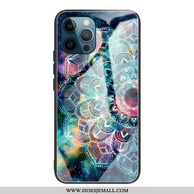 Hoesje voor iPhone 13 Pro Max Mandala Gehard Glas