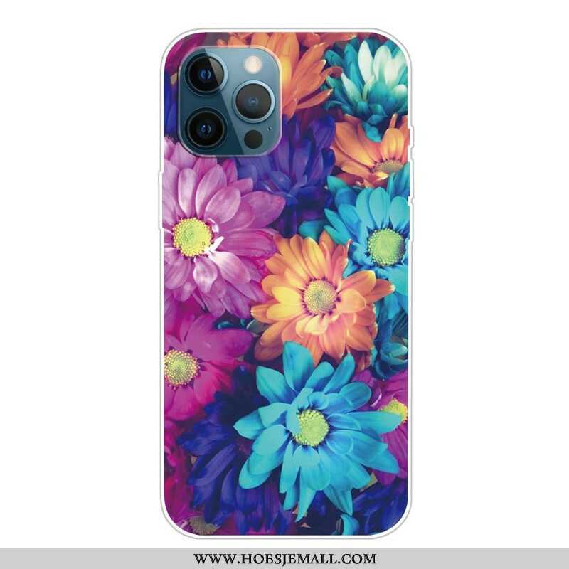 Hoesje voor iPhone 13 Pro Max Flexibele Bloemen