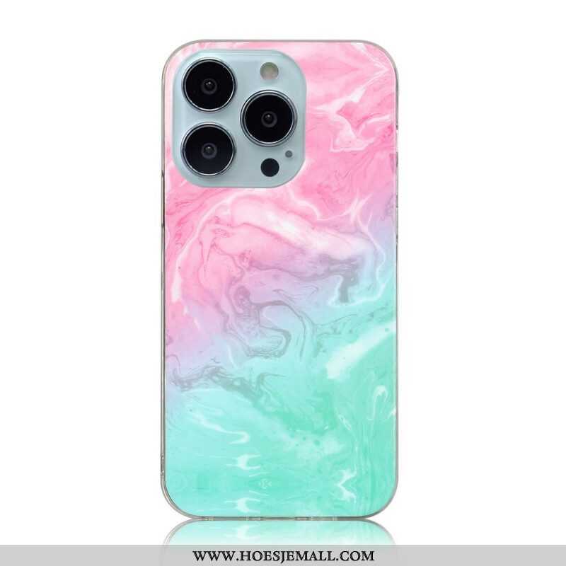 Hoesje voor iPhone 13 Pro Max Vereenvoudigd Marmer