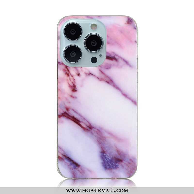 Hoesje voor iPhone 13 Pro Max Vereenvoudigd Marmer