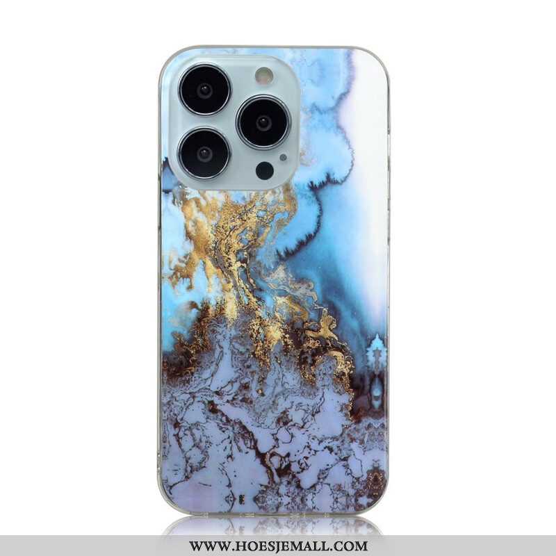 Hoesje voor iPhone 13 Pro Max Vereenvoudigd Marmer