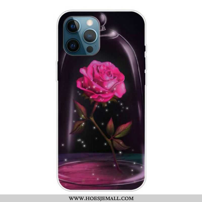 Hoesje voor iPhone 13 Pro Max Magisch Roze