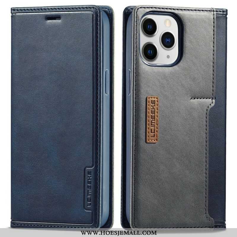 Bescherming Hoesje voor iPhone 13 Pro Folio-hoesje E Lc-001 Serie Lc.imeeke