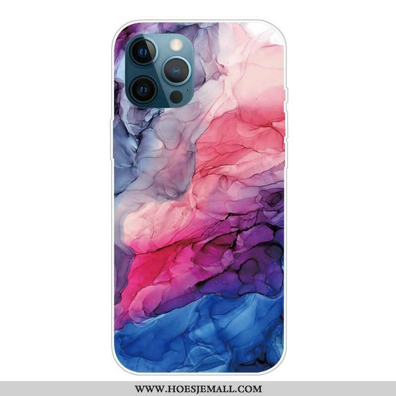 Hoesje voor iPhone 13 Pro Marmeren Kleuren