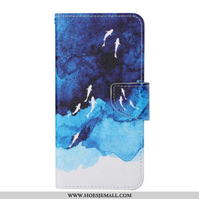 Folio-hoesje voor iPhone 13 Pro Zee Met String