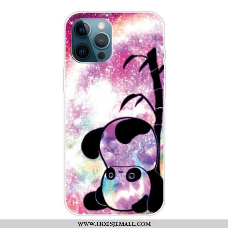 Hoesje voor iPhone 13 Pro Panda En Bamboe