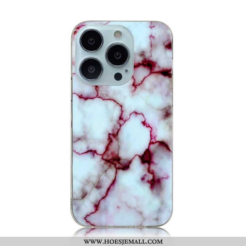 Hoesje voor iPhone 13 Pro Vereenvoudigd Marmer