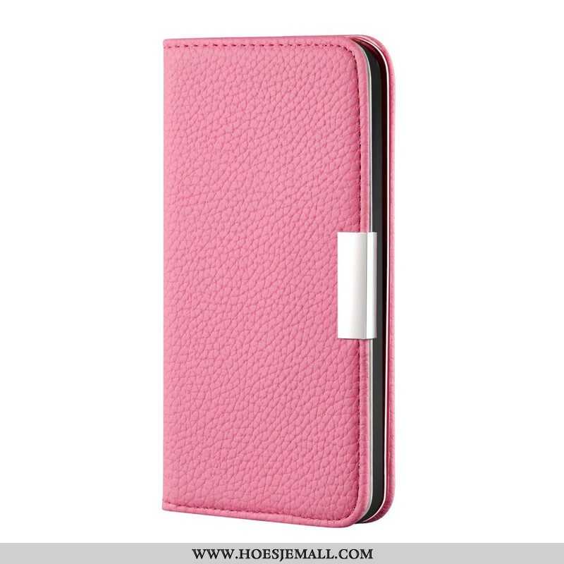 Bescherming Hoesje voor iPhone 13 Pro Folio-hoesje Imitatieleer Litchi Ultra Chic